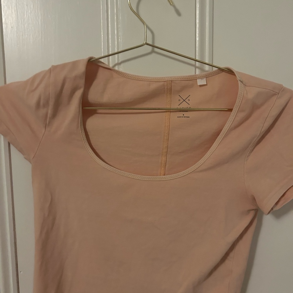 Pacsun peach baby tee